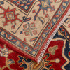 Red Kazak Rug 4' 1" x 5' 9" (ft) - No. W34030