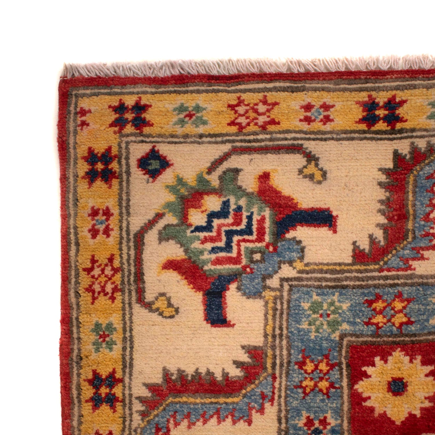 Red Kazak Rug 4' 11" x 6' 9" (ft) - No. W34031