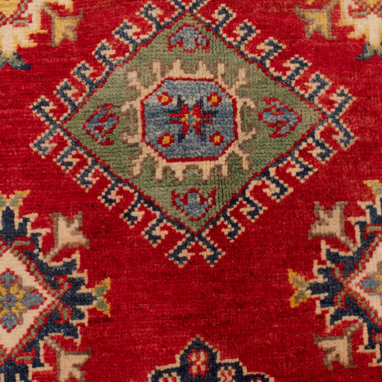 Red Kazak Rug 4' 11" x 6' 9" (ft) - No. W34031