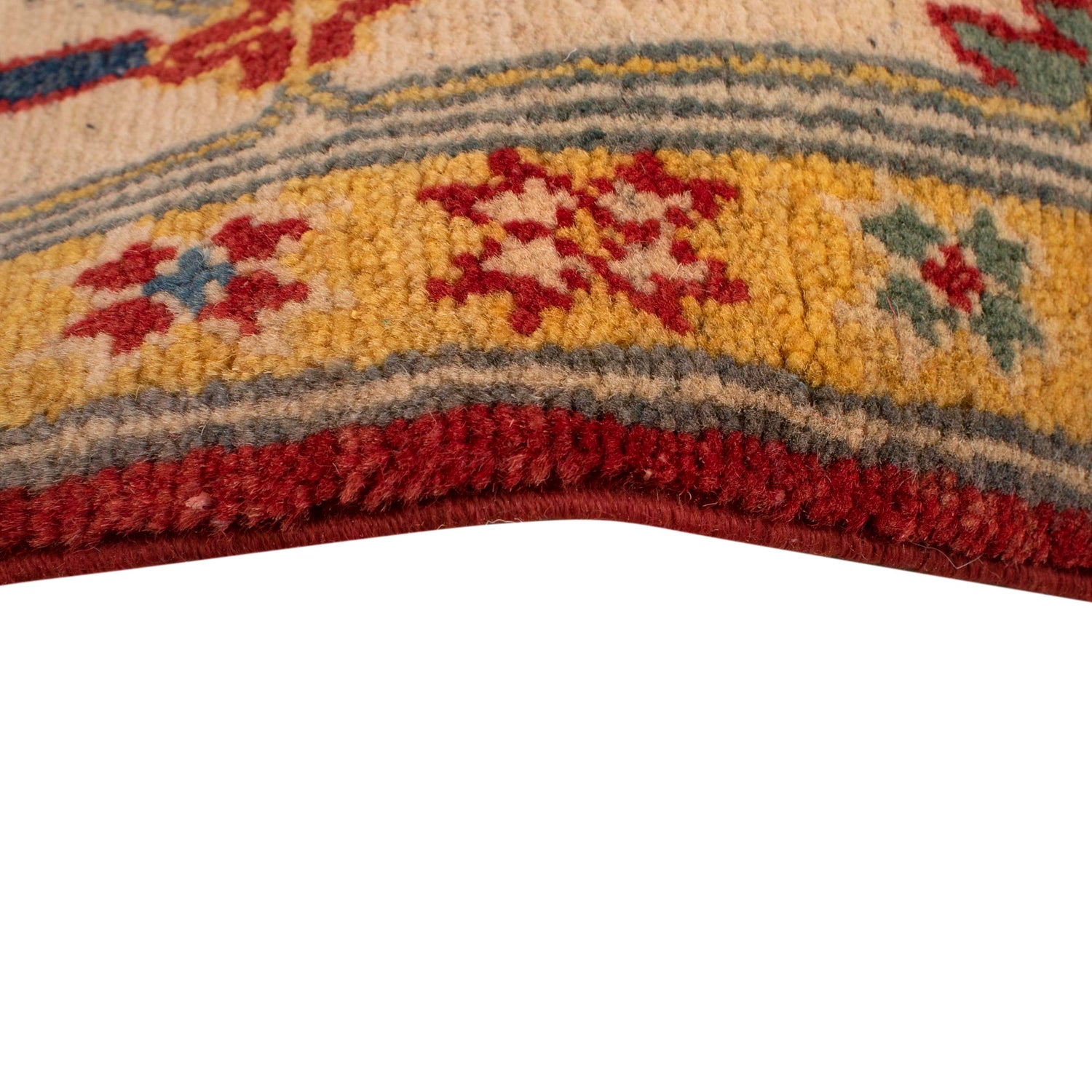 Red Kazak Rug 4' 11" x 6' 9" (ft) - No. W34031