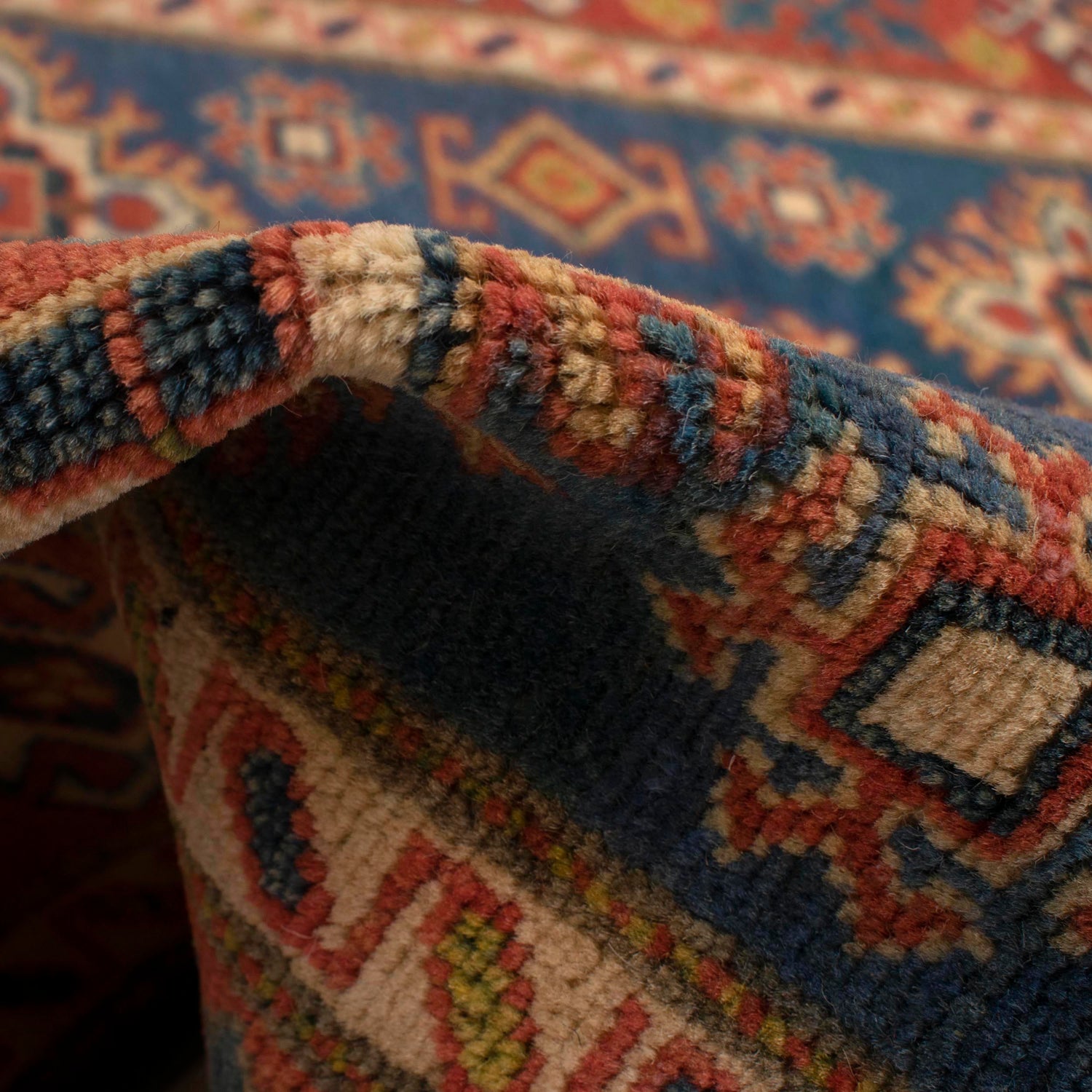 Oriental Kazak Rug 4' 1" x 5' 10" (ft) - No. W34032