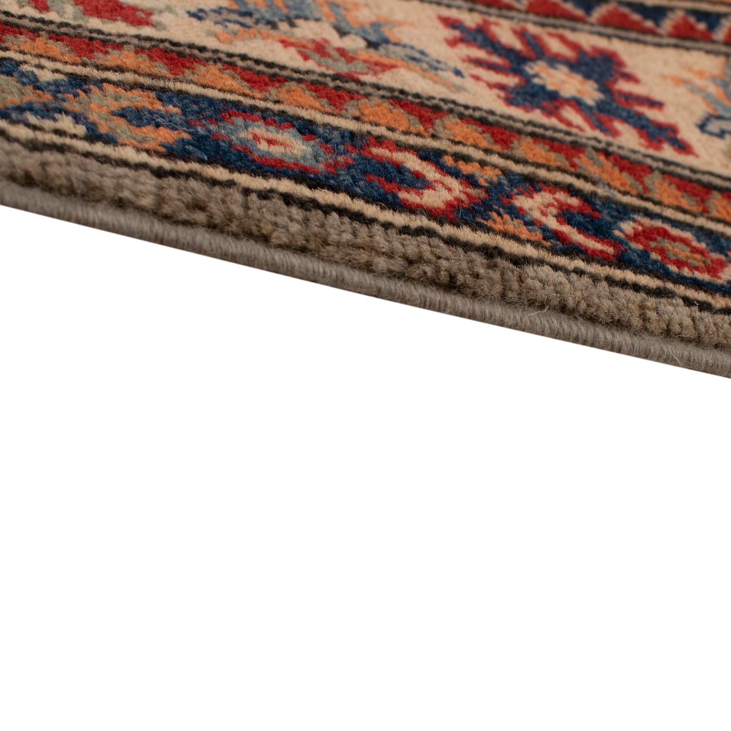 Hand Knotted Kazak Rug 4' 11" x 5' 11" (ft) - No. W34033