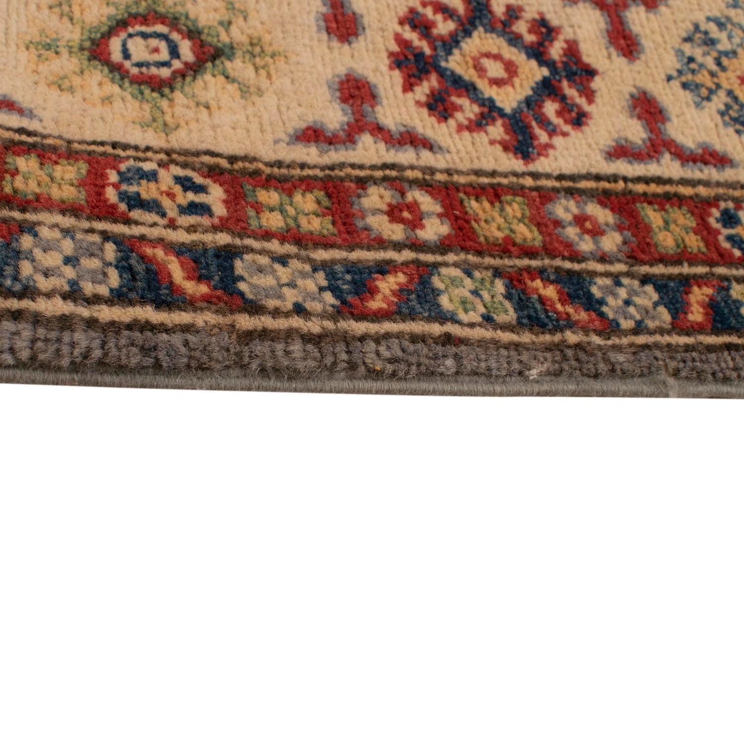 Gray Kazak Rug 4' 3" x 5' 9" (ft) - No. W34034