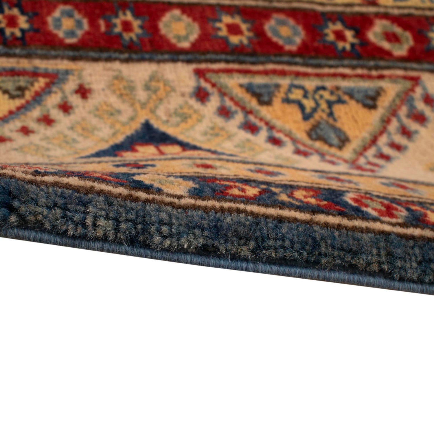Hand Knotted Kazak Rug 5' 5" x 7' 2" (ft) - No. W34035