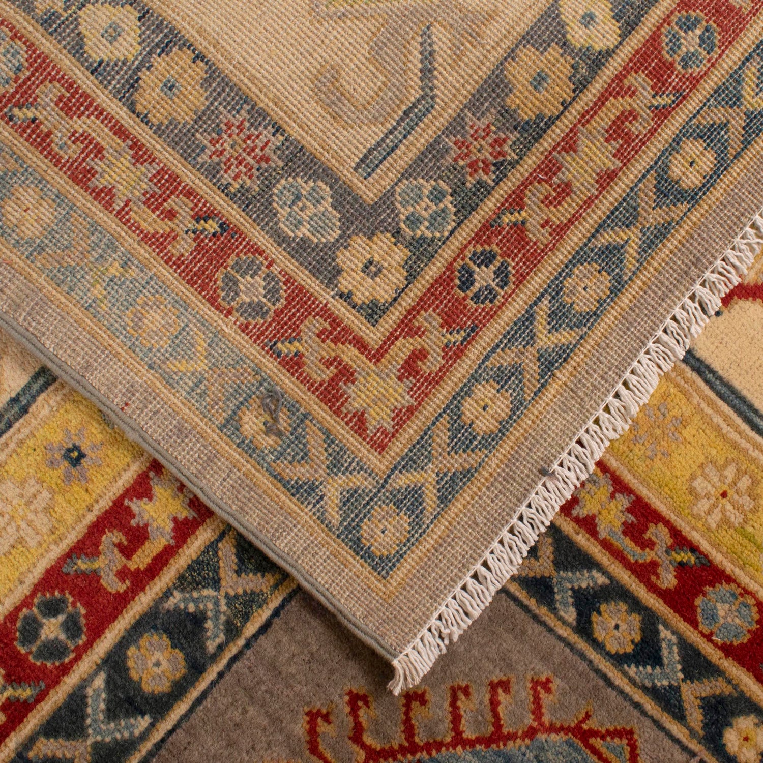 Hand Knotted Kazak Rug 7' 10" x 9' 7" (ft) - No. W34036