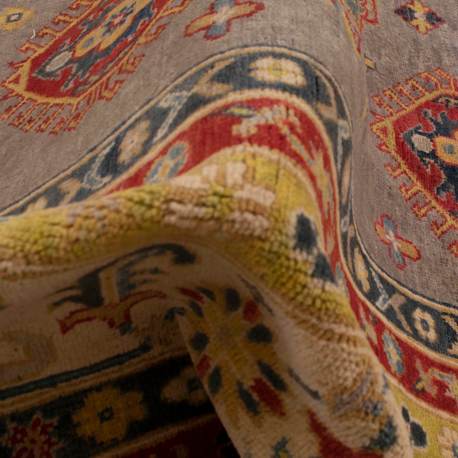 Hand Knotted Kazak Rug 7' 10" x 9' 7" (ft) - No. W34036