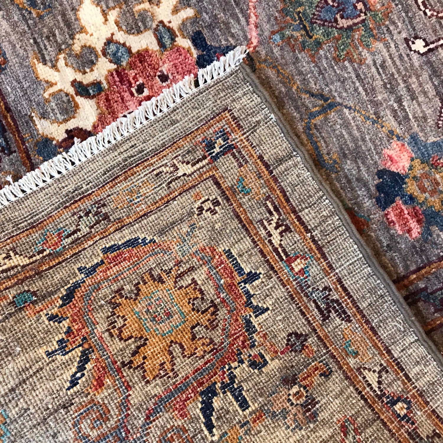 Handmade Sultani Area Rug 6' 5" x 9' 5" (ft) - No. W34040