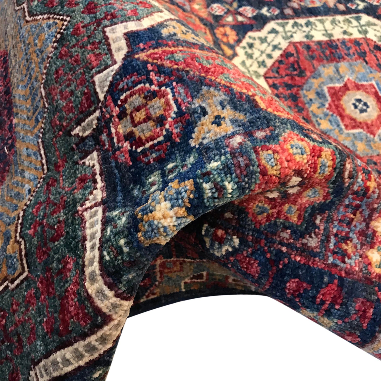 Hand Knotted Mamluk Runner Rug 2' 8" x 17' 3" (ft) - No. W34042