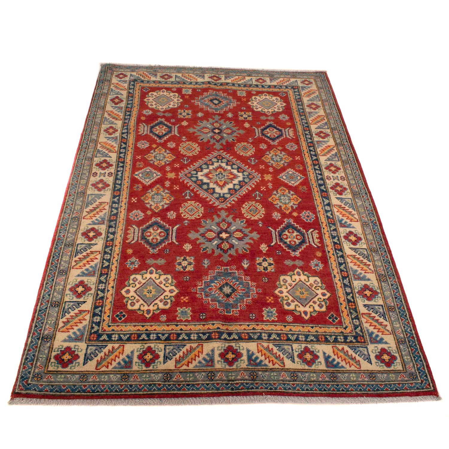 Oriental Kazak Rug 4' 0" x 6' 0" (ft) - No. W34047