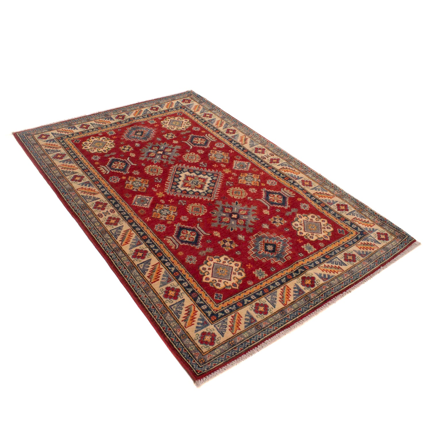 Oriental Kazak Rug 4' 0" x 6' 0" (ft) - No. W34047