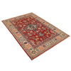 Hand Knotted Kazak Rug 4' 1" x 6' 0" (ft) - No. W34048