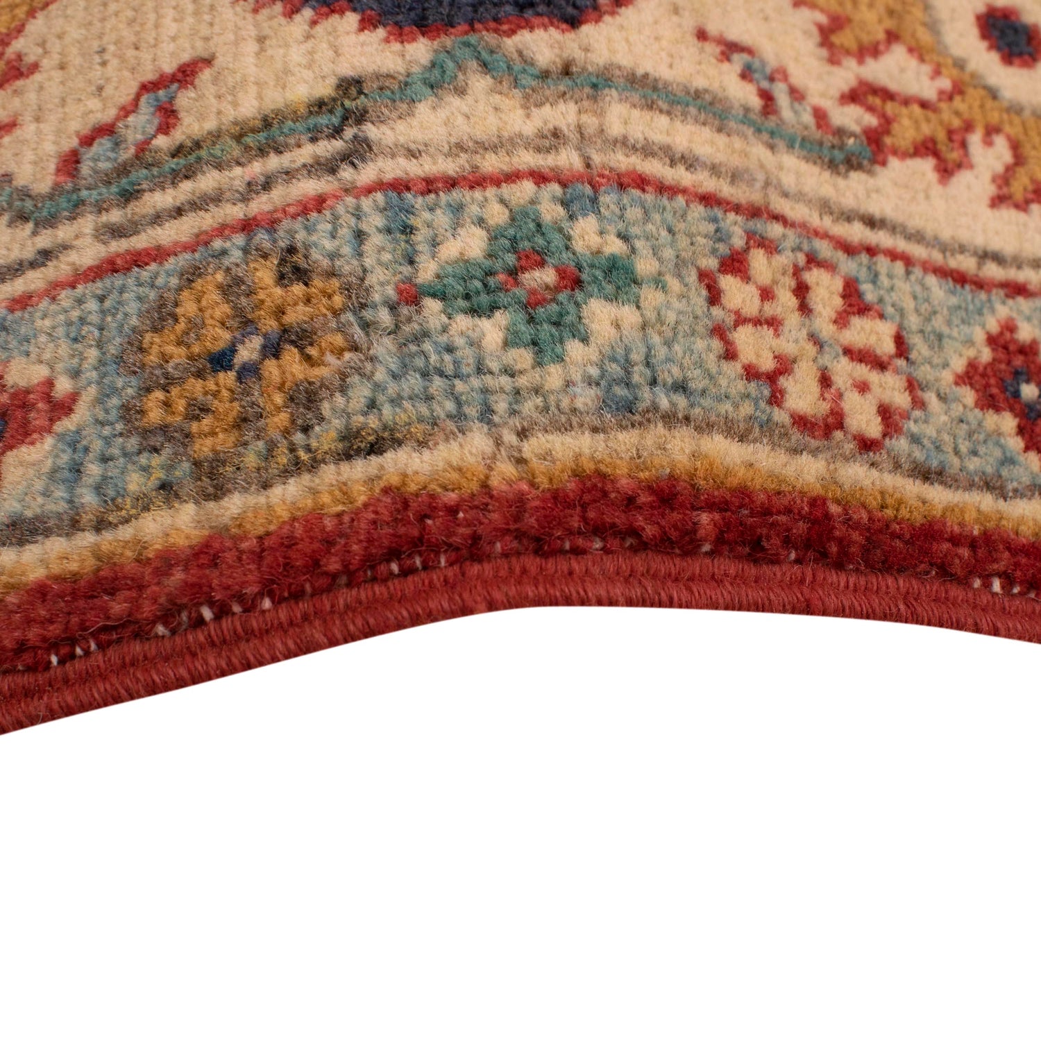 Hand Knotted Kazak Rug 4' 1" x 6' 0" (ft) - No. W34048