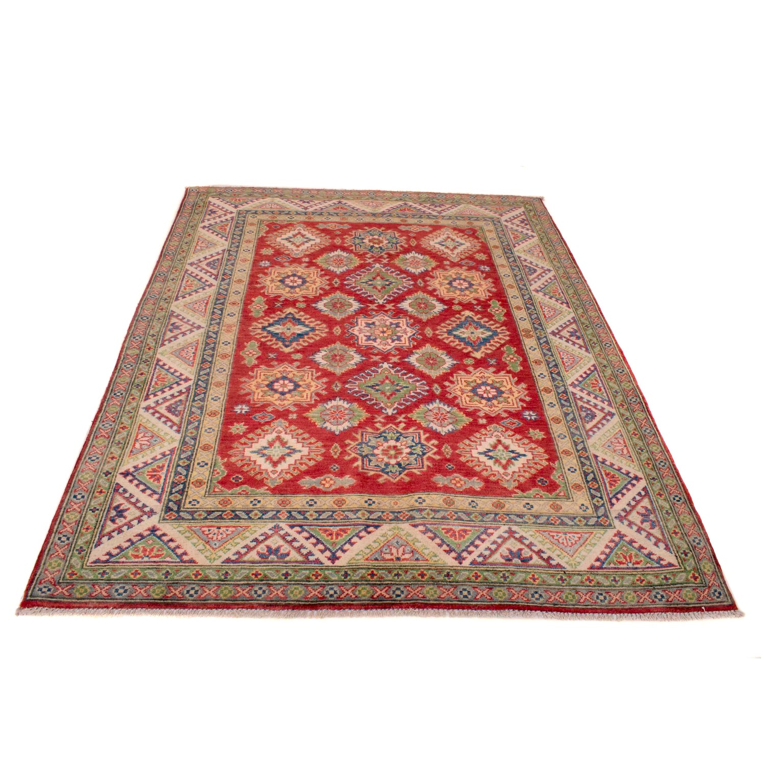 Oriental Kazak Rug 5' 0" x 6' 9" (ft) - No. W34049