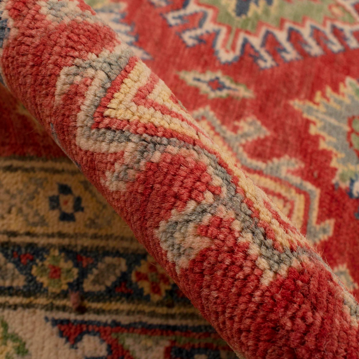 Oriental Kazak Rug 5' 0" x 6' 9" (ft) - No. W34049