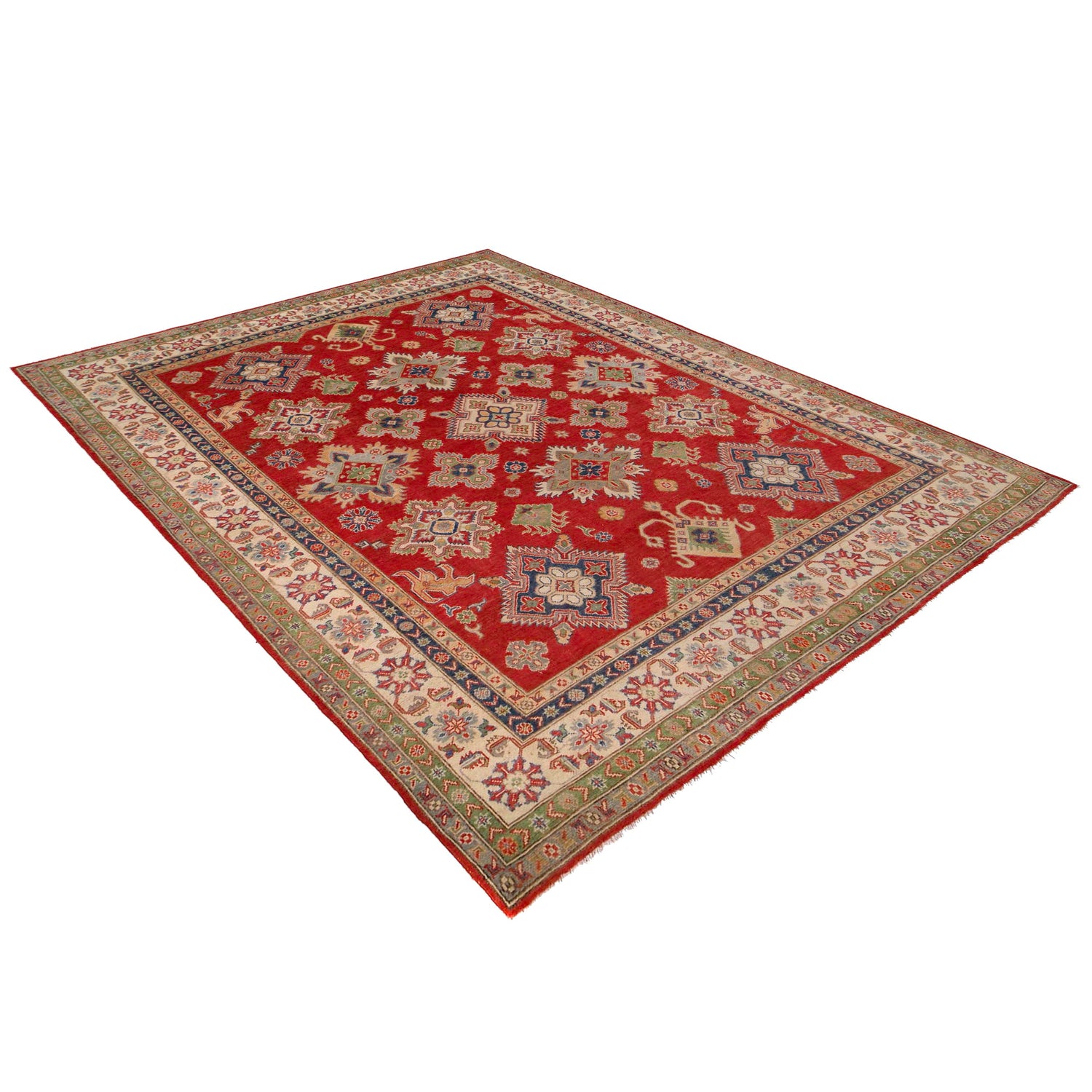 Oriental Kazak Carpet 8' 2" x 9' 11" (ft) - No. W34051