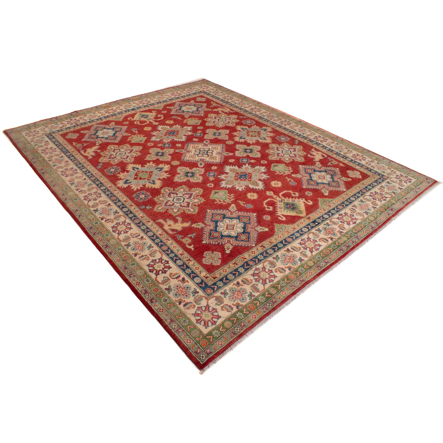 Oriental Kazak Carpet 8' 2" x 9' 11" (ft) - No. W34051