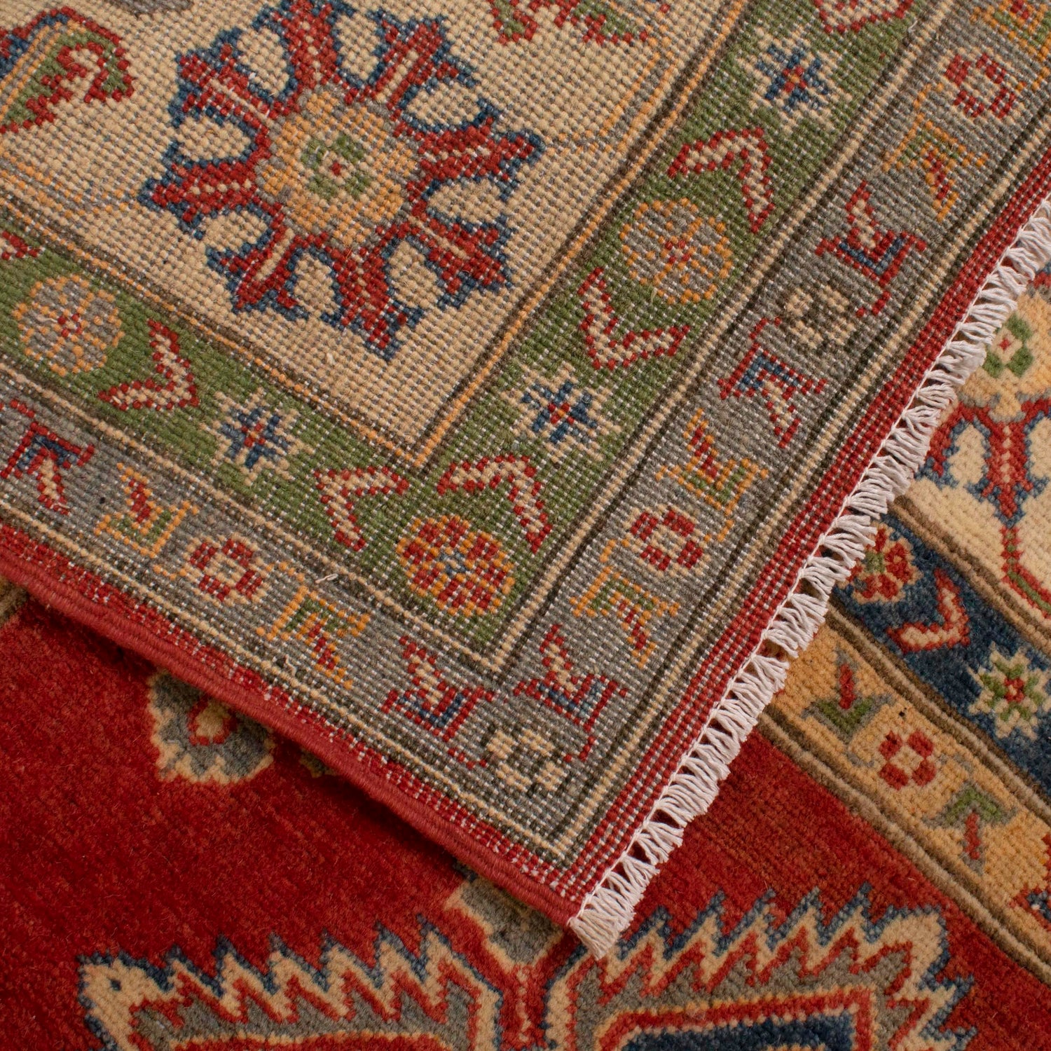 Oriental Kazak Carpet 8' 2" x 9' 11" (ft) - No. W34051