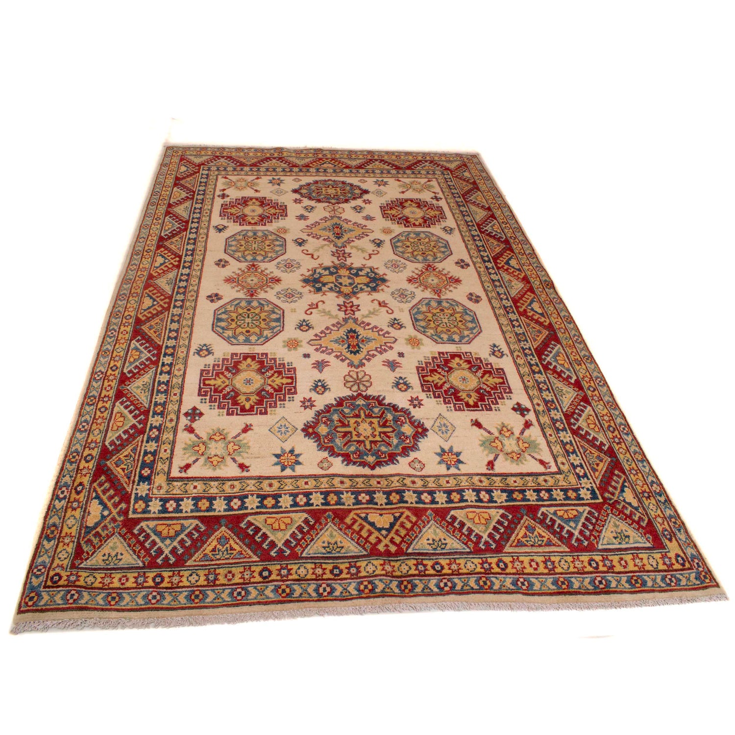 Oriental Kazak Rug 5' 4" x 8' 6" (ft) - No. W34052