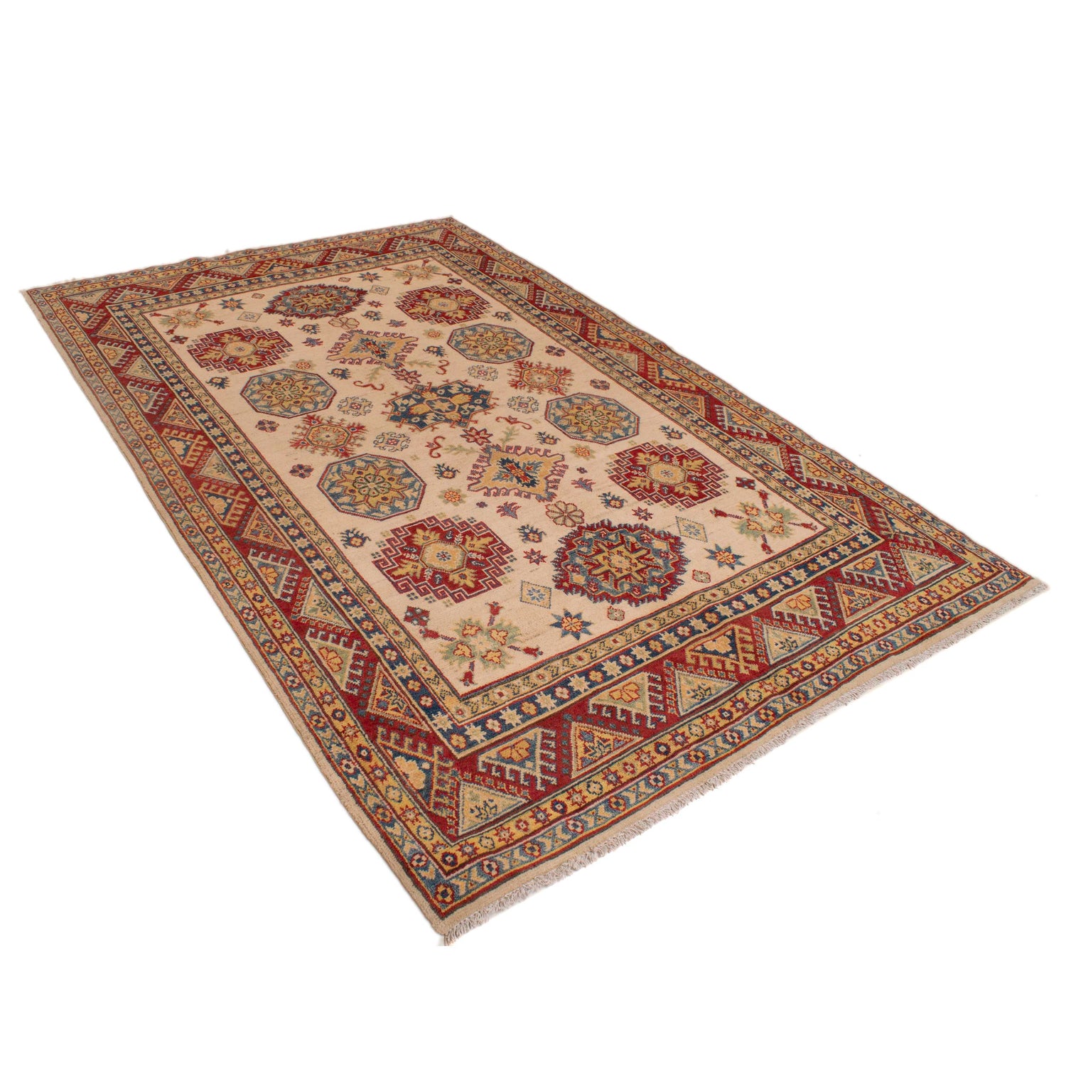 Oriental Kazak Rug 5' 4" x 8' 6" (ft) - No. W34052