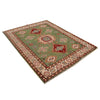 Green Color Kazak Rug 4' 11" x 6' 7" (ft) - No. W34055