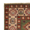 Green Color Kazak Rug 4' 11" x 6' 7" (ft) - No. W34055