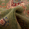 Green Color Kazak Rug 4' 11" x 6' 7" (ft) - No. W34055
