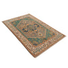 Green Kazak Rug 3' 9" x 5' 8" (ft) - No. W34056