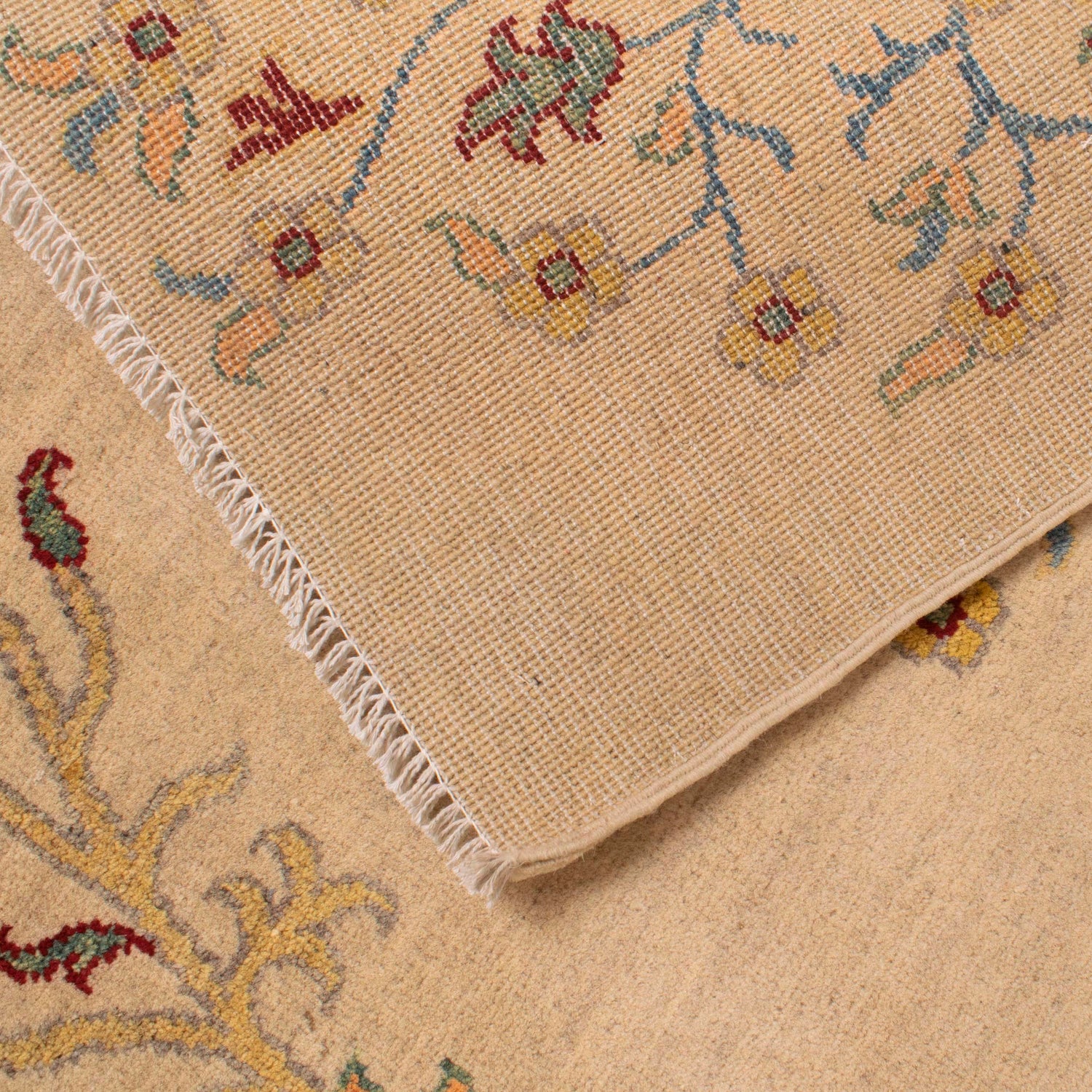 Hand-Knotted Tree of Life Carpet 5' 4" x 8' 1" (ft) - No. W34062