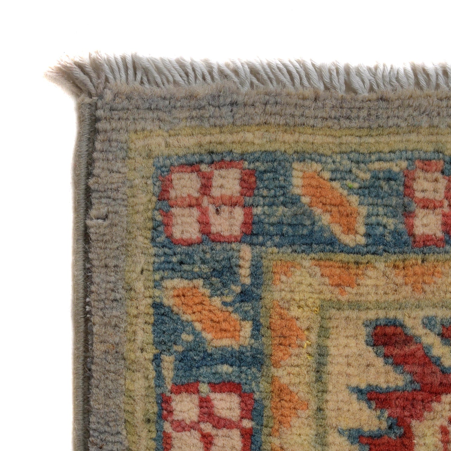 Hand Knotted Kazak Rug 4' 2" x 5' 11" (ft) - No. W34063