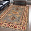 Hand Knotted Kazak Rug 4' 2" x 5' 11" (ft) - No. W34063
