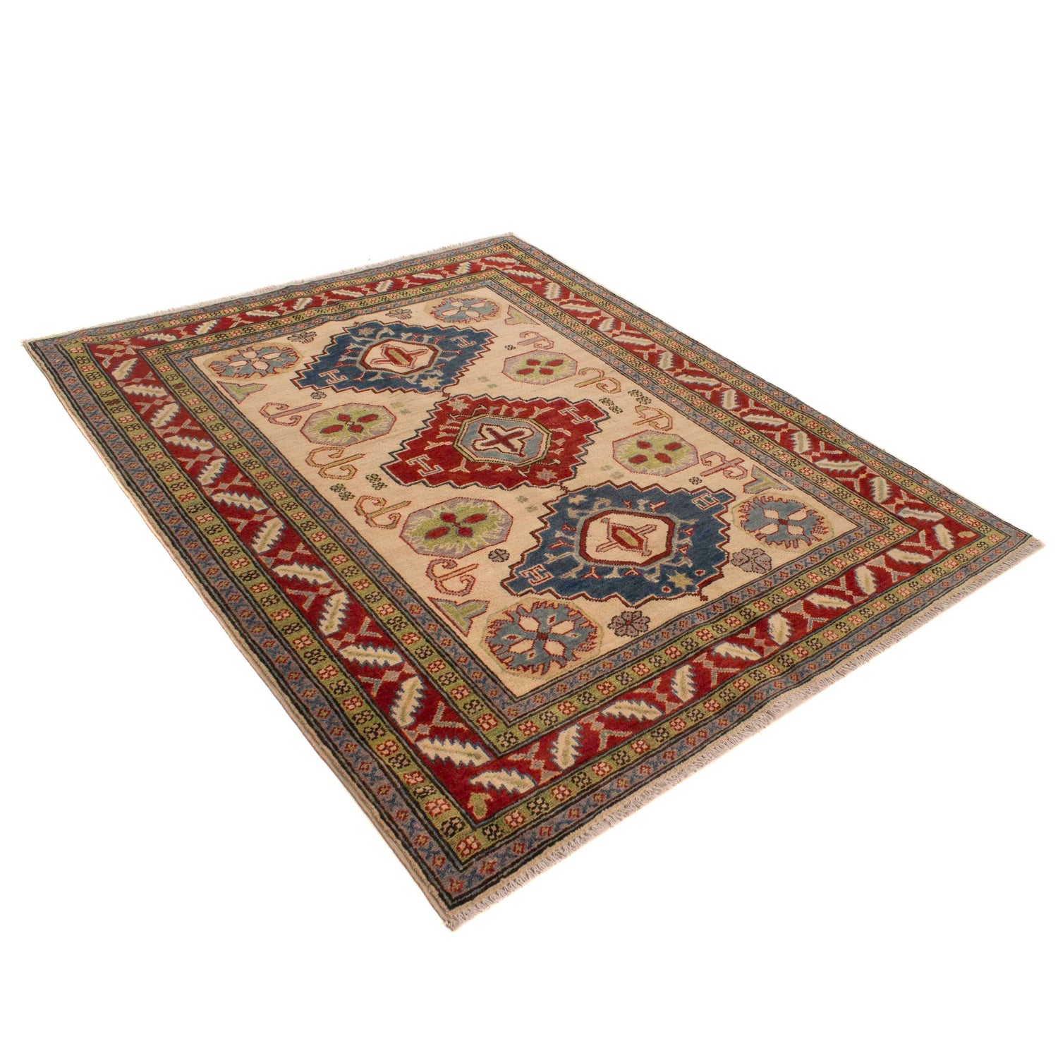 Oriental Kazak Rug 5' 0" x 6' 4" (ft) - No. W34065