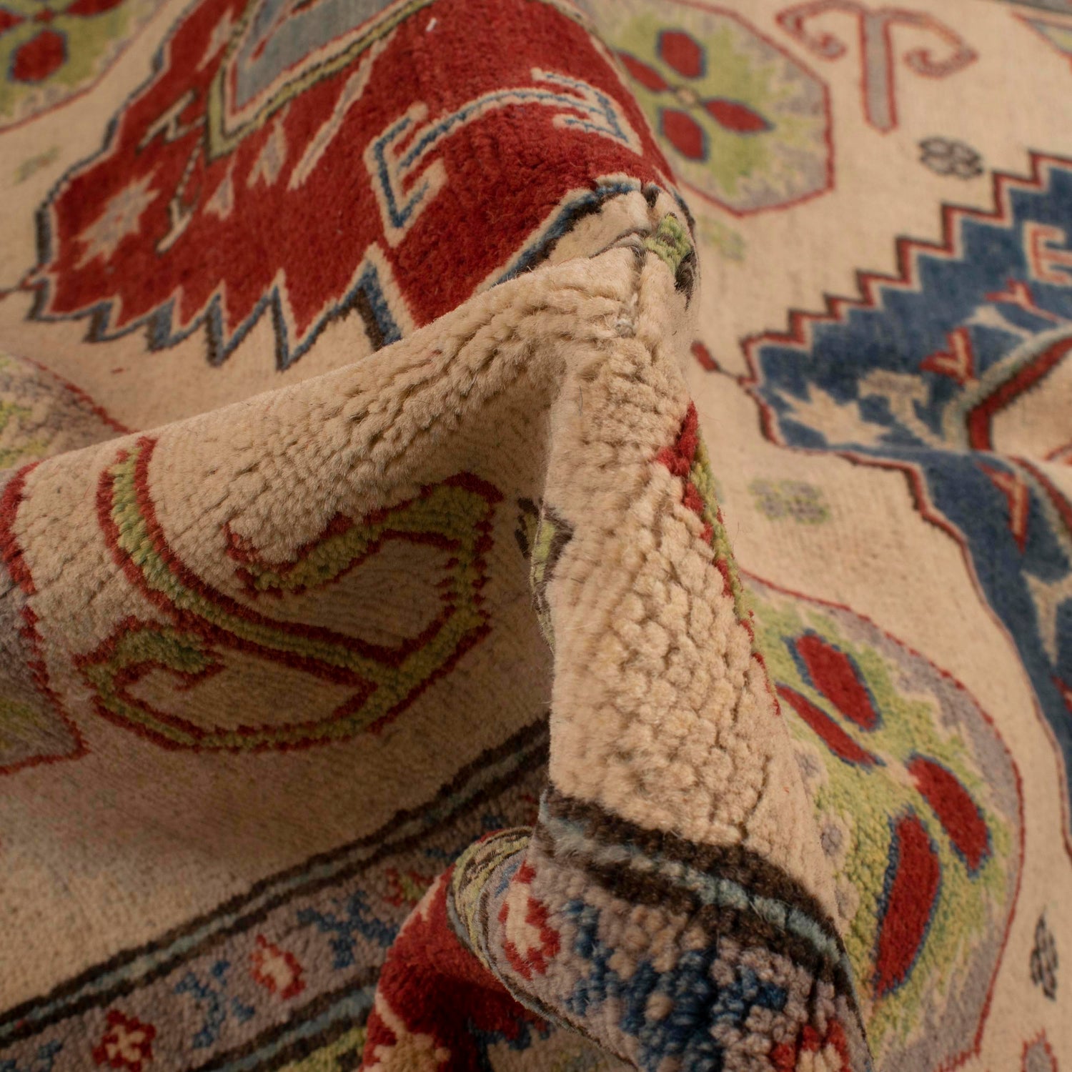 Oriental Kazak Rug 5' 0" x 6' 4" (ft) - No. W34065