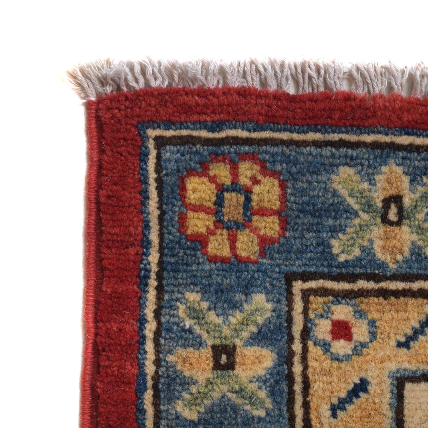 Red Color Kazak Carpet 6' 7" x 8' 11" (ft) - No. W34067