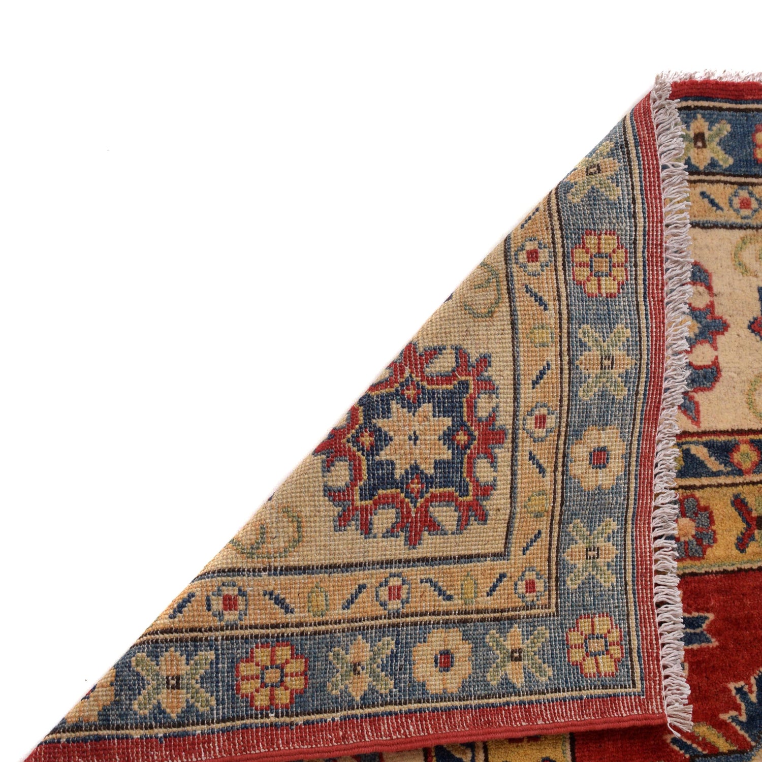 Red Color Kazak Carpet 6' 7" x 8' 11" (ft) - No. W34067
