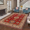 Red Color Kazak Carpet 6' 7" x 8' 11" (ft) - No. W34067
