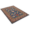 Hand Knotted Kazak Rug 4' 0" x 5' 9" (ft) - No. W34069