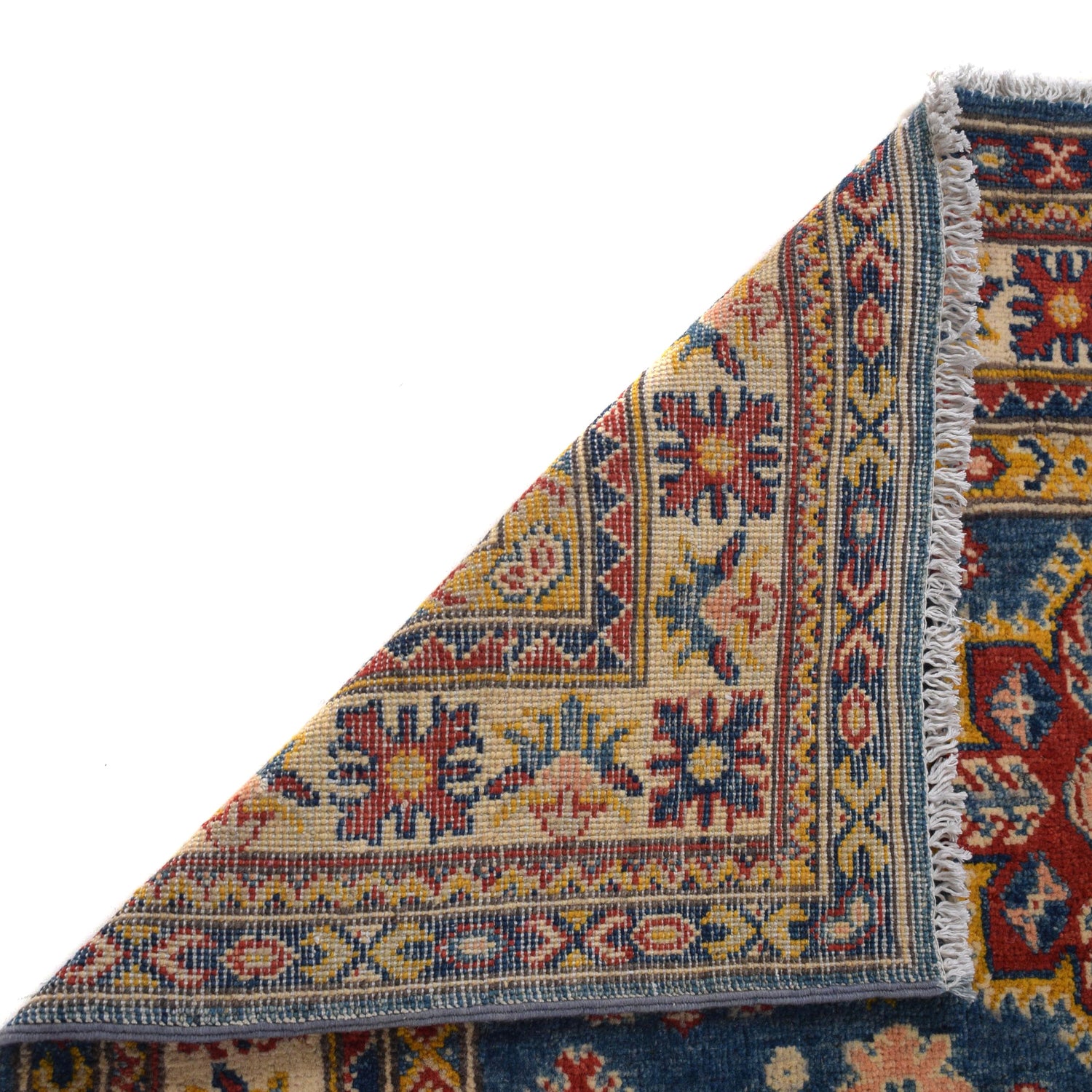 Hand Knotted Kazak Rug 4' 0" x 5' 9" (ft) - No. W34069