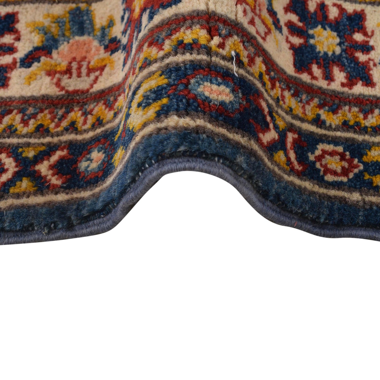 Hand Knotted Kazak Rug 4' 0" x 5' 9" (ft) - No. W34069