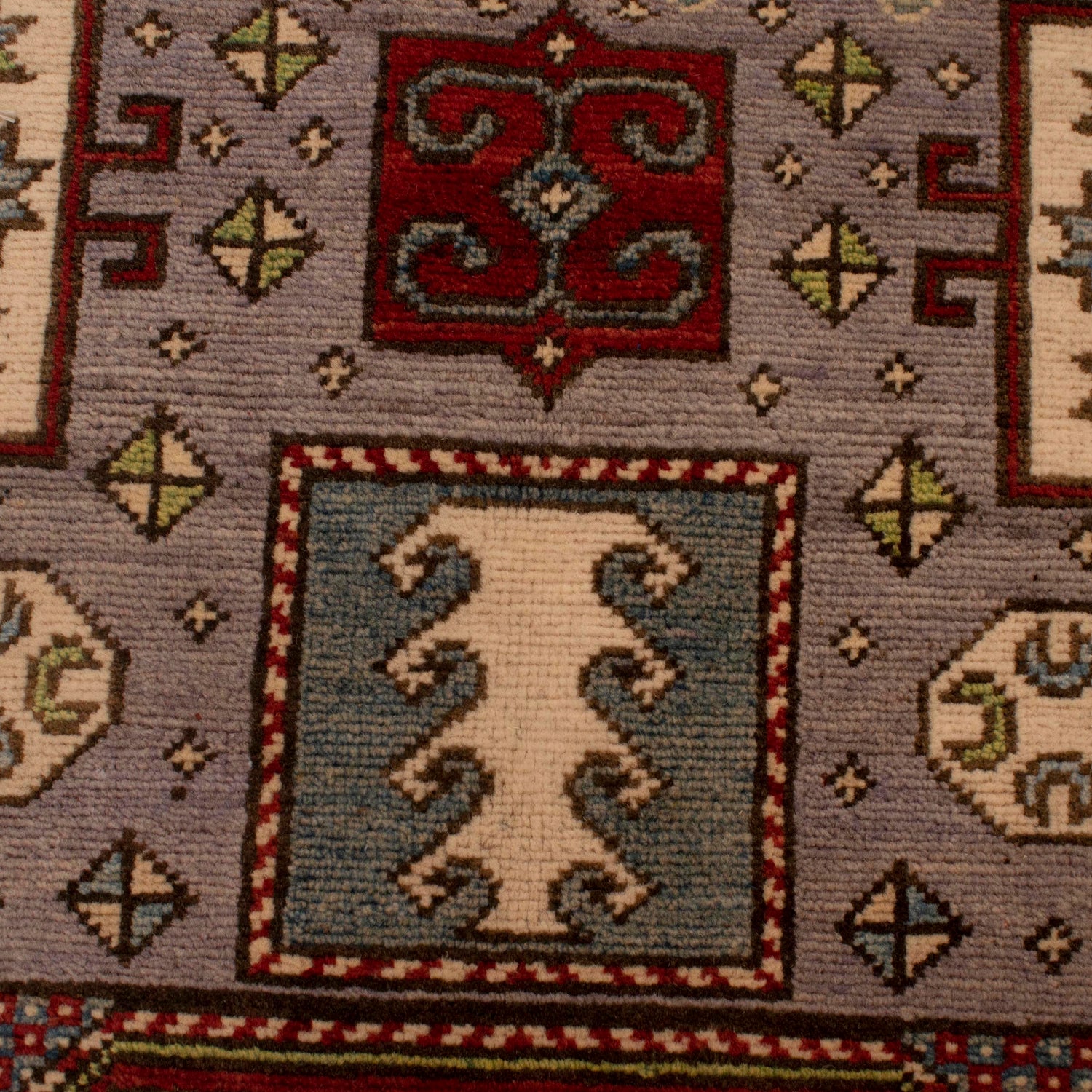 Hand Knotted Mamluk Carpet 4' 1" x 5' 11" (ft) - No. W34075