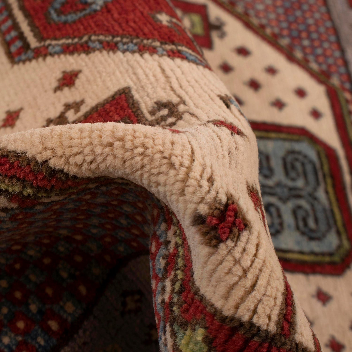 Hand Knotted Mamluk Carpet 4' 1" x 5' 11" (ft) - No. W34075