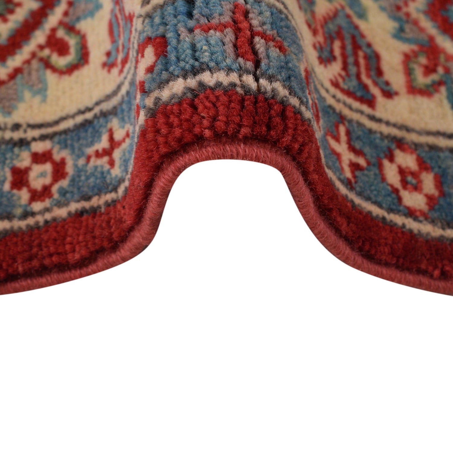 Red Color Kazak Rug 3' 10" x 5' 4" (ft) - No. W34077