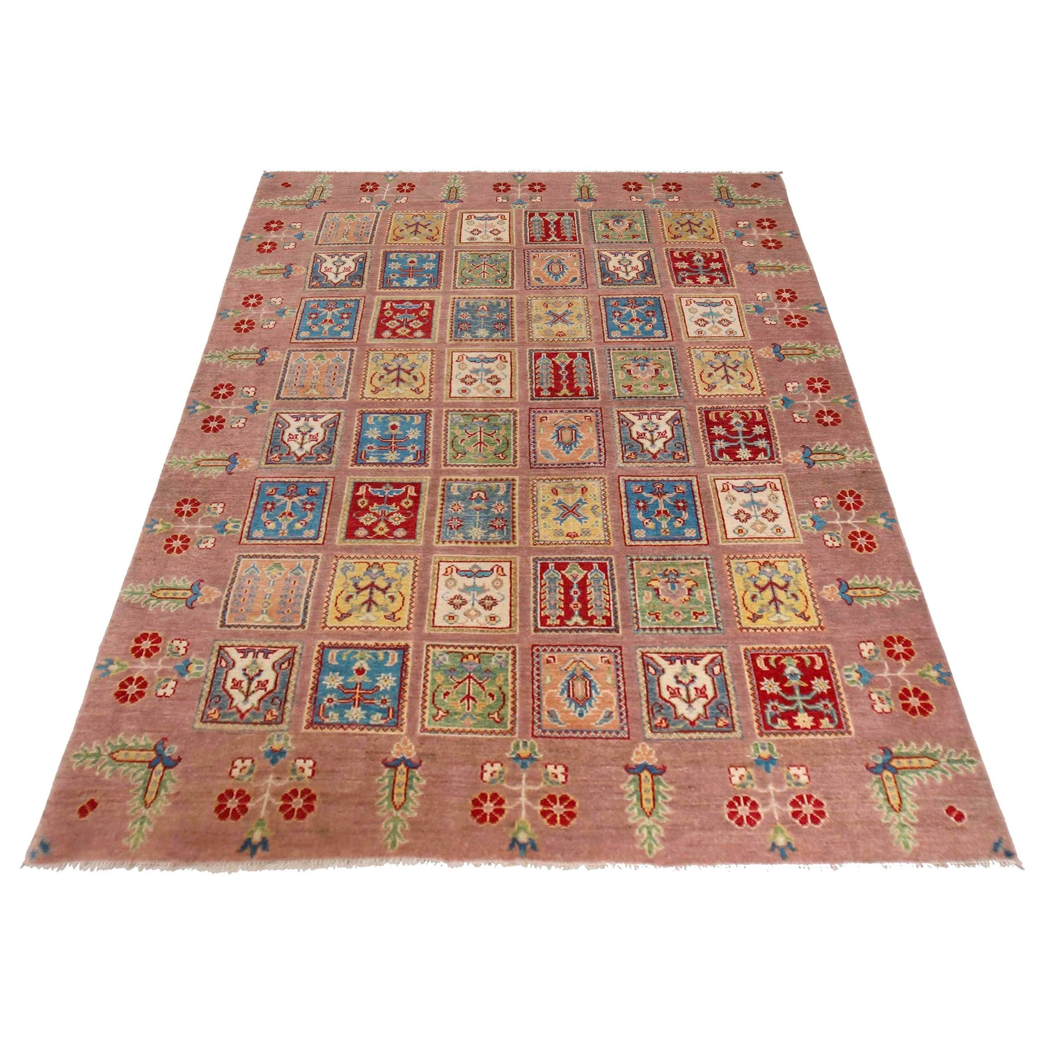 Handmade Bakhtiar Carpet 5' 7" x 7' 9" (ft) - No. W34078