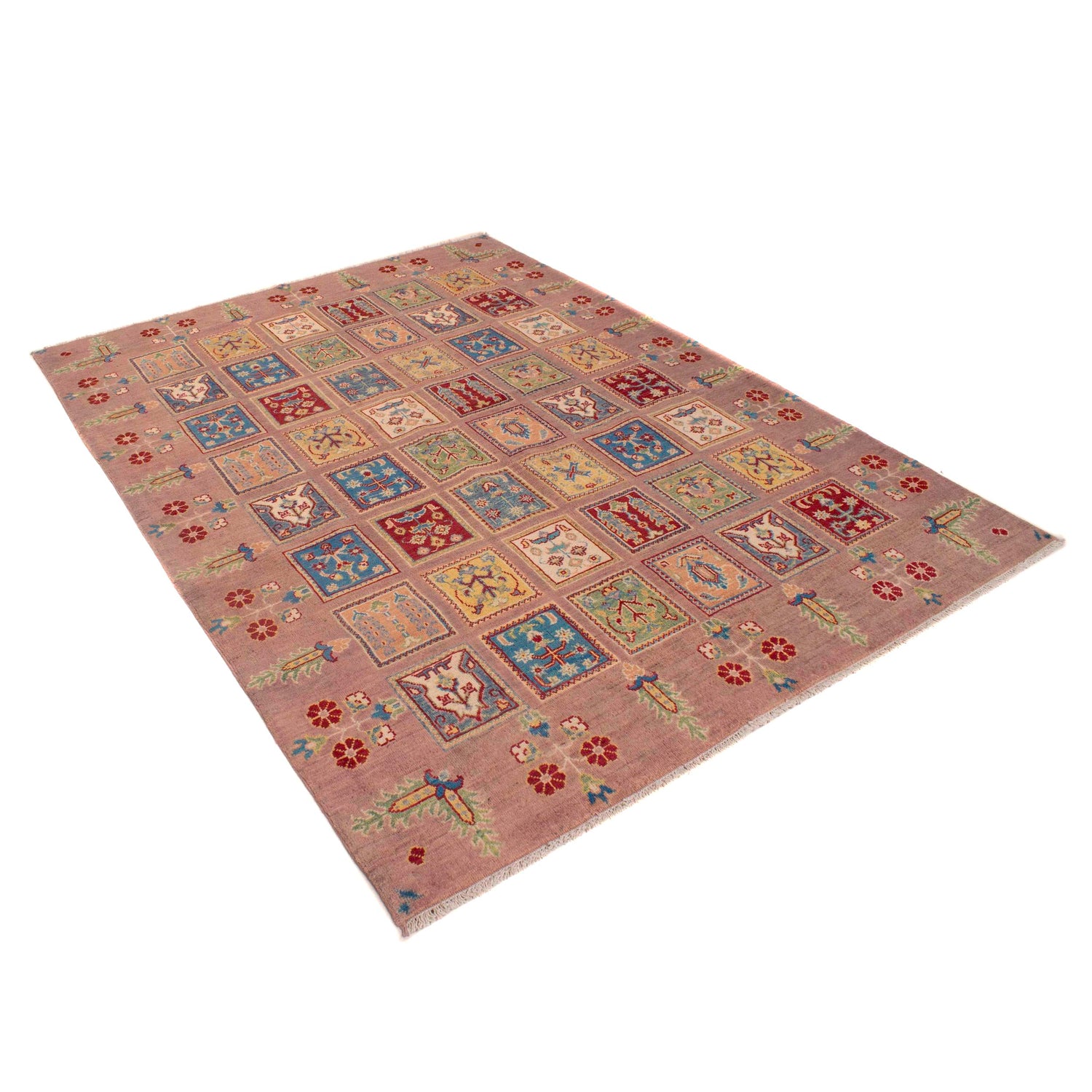 Handmade Bakhtiar Carpet 5' 7" x 7' 9" (ft) - No. W34078