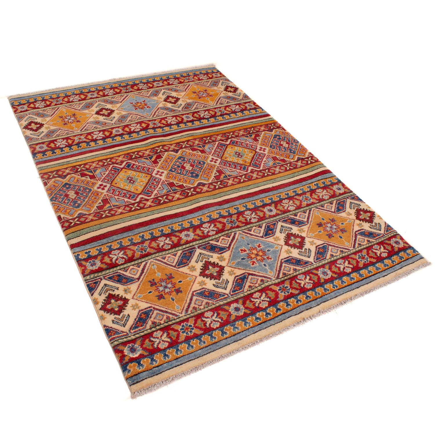 Oriental Khorjin Carpet 4' 0" x 5' 11" (ft) - No. W34080