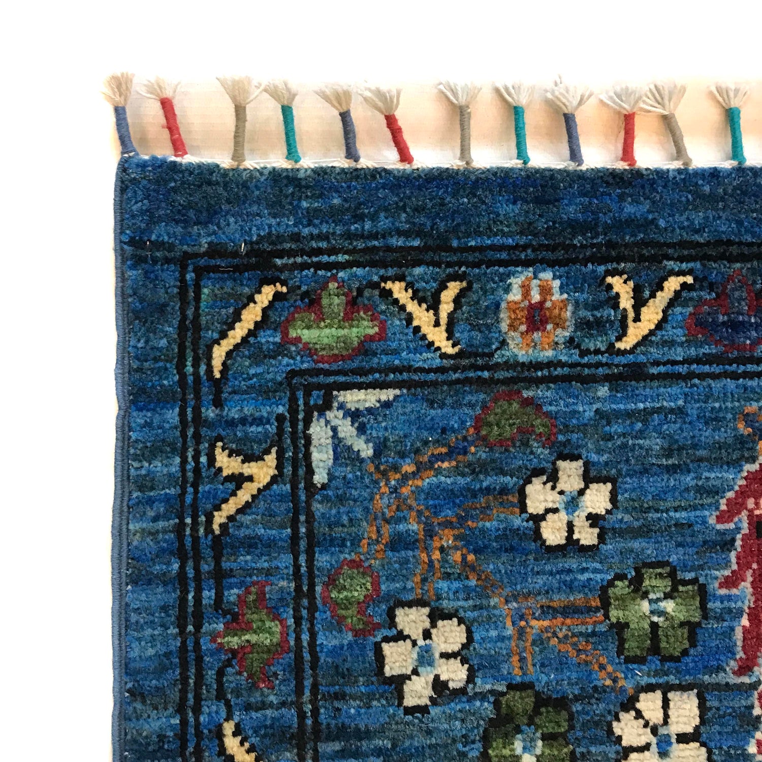 Blue Color Sultani Carpet 8' 3" x 9' 8" (ft) - No. W34083