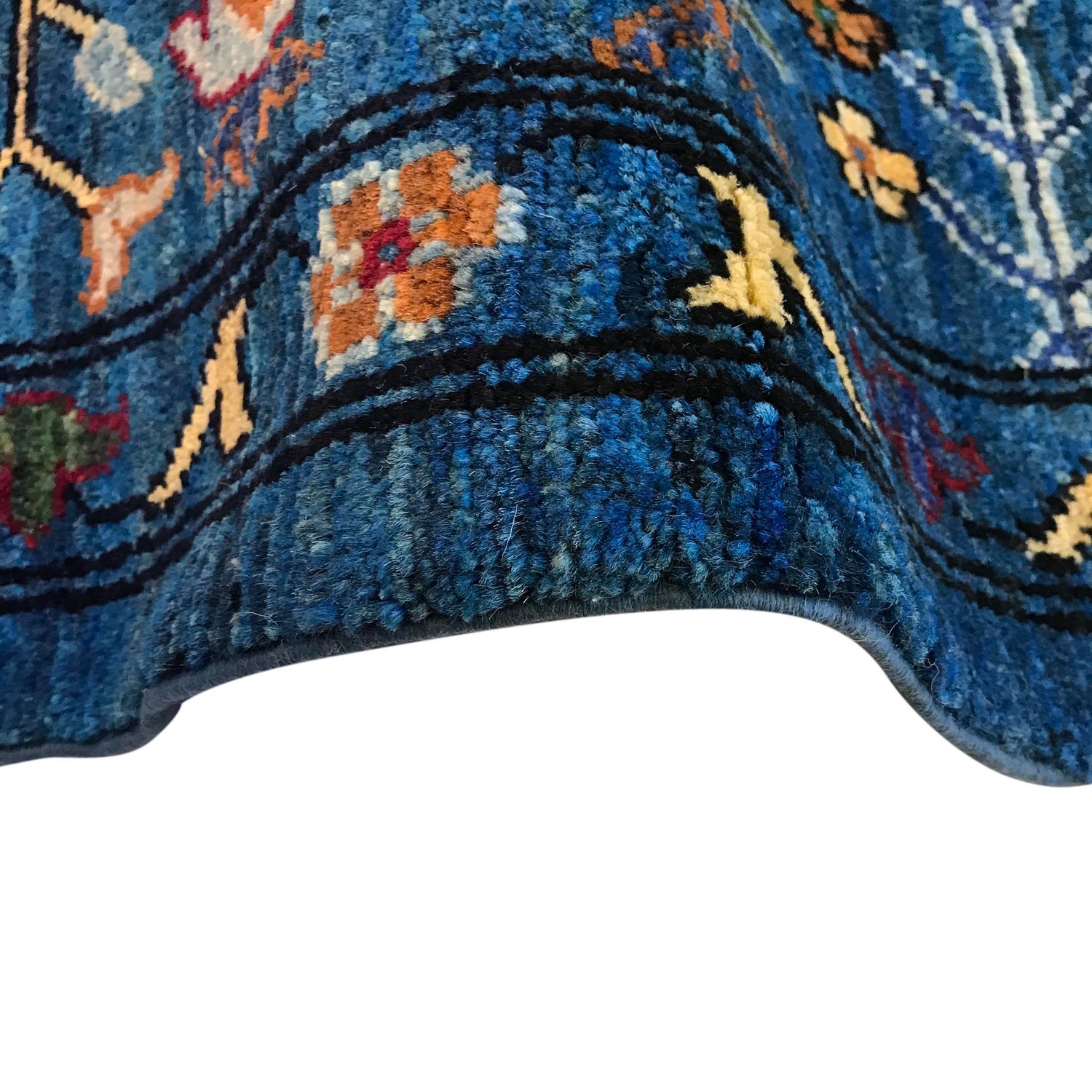 Blue Color Sultani Carpet 8' 3" x 9' 8" (ft) - No. W34083