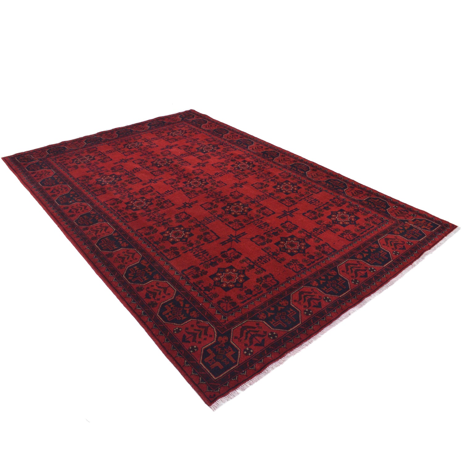 Handmade Khal Mohammadi Rug 6' 4" x 9' 5" (ft) - No. W34086