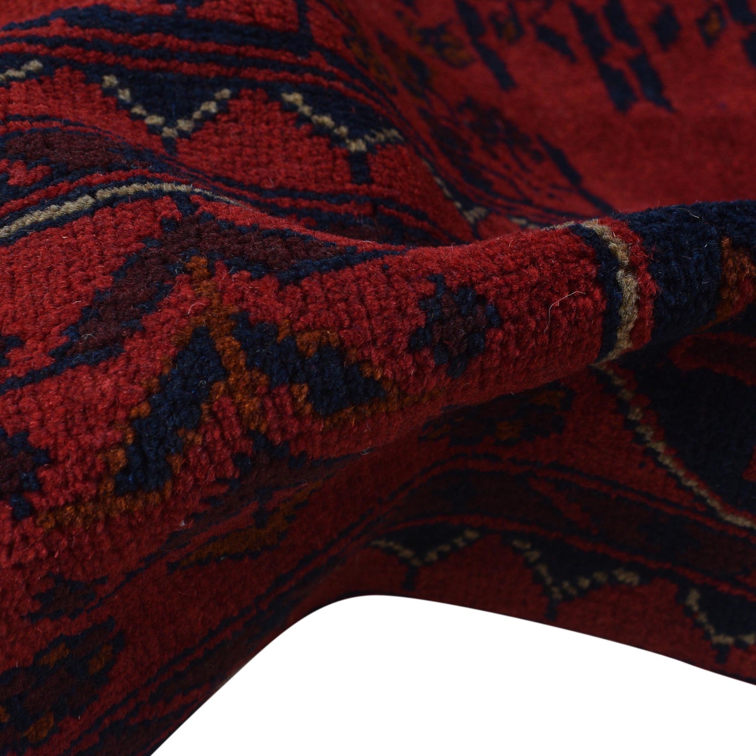 Handmade Khal Mohammadi Rug 6' 4" x 9' 5" (ft) - No. W34086