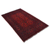 Deep Red Khal Mohammadi Rug 3' 5" x 5' 3" (ft) - No. W34100