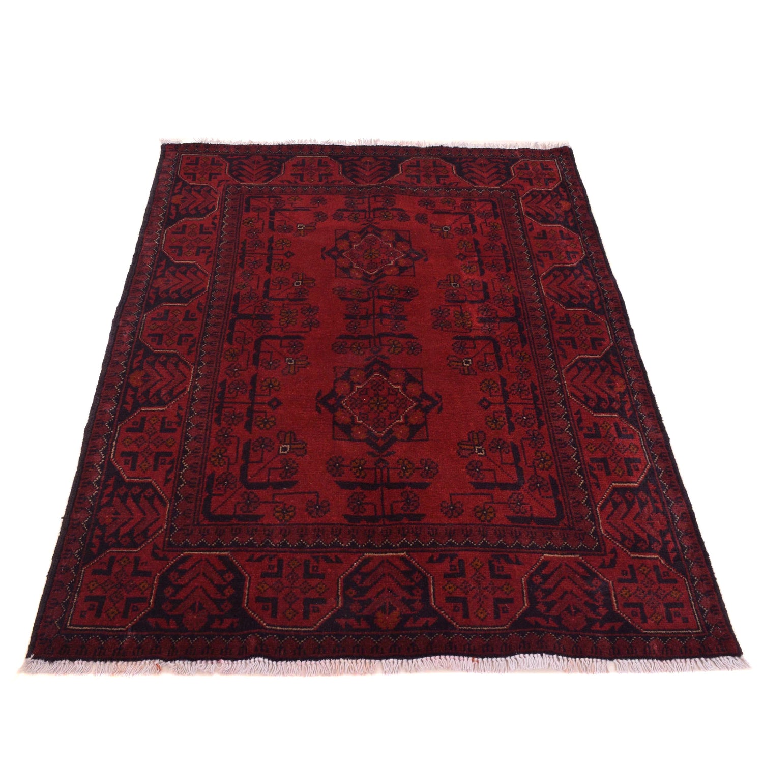 Handmade Khal Mohammadi Rug 3' 4" x 4' 11" (ft) - No. W34107